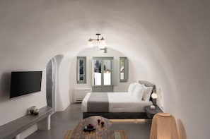 4 bedrooms, iron/ironing board, free WiFi, bed sheets - Black occhio villa Santorini (Karterádos)