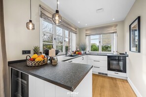 Kühlschrank, Ofen, Herdplatte, Geschirrspüler