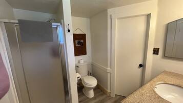 Hair dryer, towels