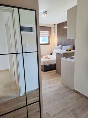 1 bedroom, iron/ironing board, free WiFi, bed sheets - Golden View with Balcony (Gazi)