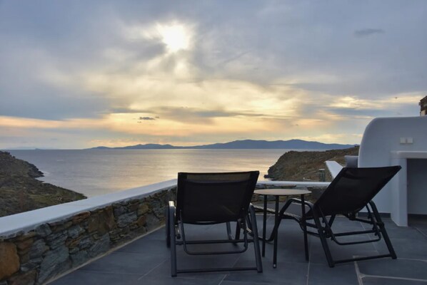 Terrace/patio - Tinos Portraits Exo Meria (Exomvourgo)