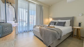 1 bedroom, desk, iron/ironing board, travel crib