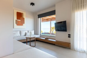 TV - Luxury Villa U with private swimming pool (Kokkini Hani)
