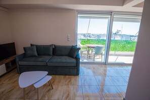 TV, fireplace - Athens Acropolis View Penthouse-Center of Athens (Athina)
