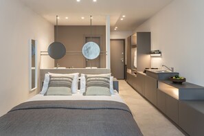 1 bedroom, iron/ironing board, free WiFi, bed sheets - Helios - by Celestial Suites (Athina)