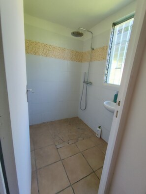 Hair dryer, towels, soap, toilet paper - The house of Sainte Rose (Sainte-Rose)