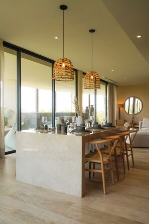 Dining - Beautiful 3 BD AP, private pool, AC, jungle view! (Tulum)