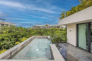 Pool - Unique penhouse with private pool and jungle view! (Tulum)