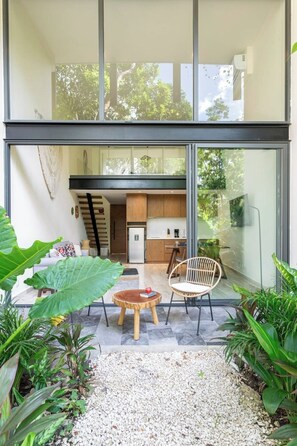 Interior - Loft with fast Wi-Fi and direct pool access (Tulum)