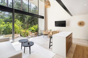 Living area - One of a kind! Loft with small pool (Tulum)