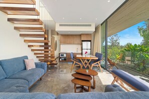 Living area - Tulum 2BR PH • Jungle View • Private Pool (Tulum)