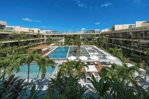 Pool - Bright Studio with pool and gym access! 10´from city (Tulum)
