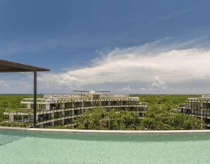 Pool - Astonishing Loft with gym, cowork and pool access (Tulum)