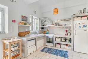 Fridge, oven, stovetop, dishwasher - Family house , close to the sea (Paros)