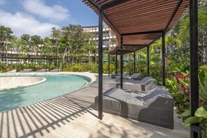 Pool - Top Floor Studio with Stunning Views and Balcony (Tulum)