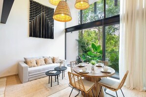 Dining - 2 Story Loft, Pool Access, King Bed, Gym and 7 Pools (Tulum)
