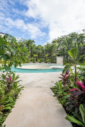 Pool - 2 Story Loft, Pool Access, King Bed, Gym and 7 Pools (Tulum)