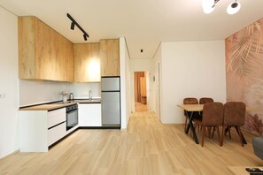 Private kitchen - SanPietro Vacation Apartment 009 (Plazhi San Pietro)