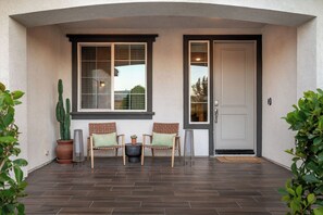 Terrace/patio - Sandstone Social House: Private Desert Oasis w/ Luxe Arcade Lounge (Indio)