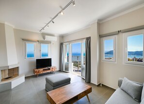 Living area - Lainas Sea View Lefkada 3 (Frini)