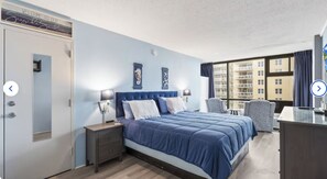 1 bedroom, iron/ironing board, WiFi, bed sheets - NEW! King Studio with Partial Water Views, Heated Pool, Beach Access (Daytona Beach)
