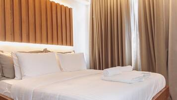 1 bedroom, desk, WiFi (free), bed sheets