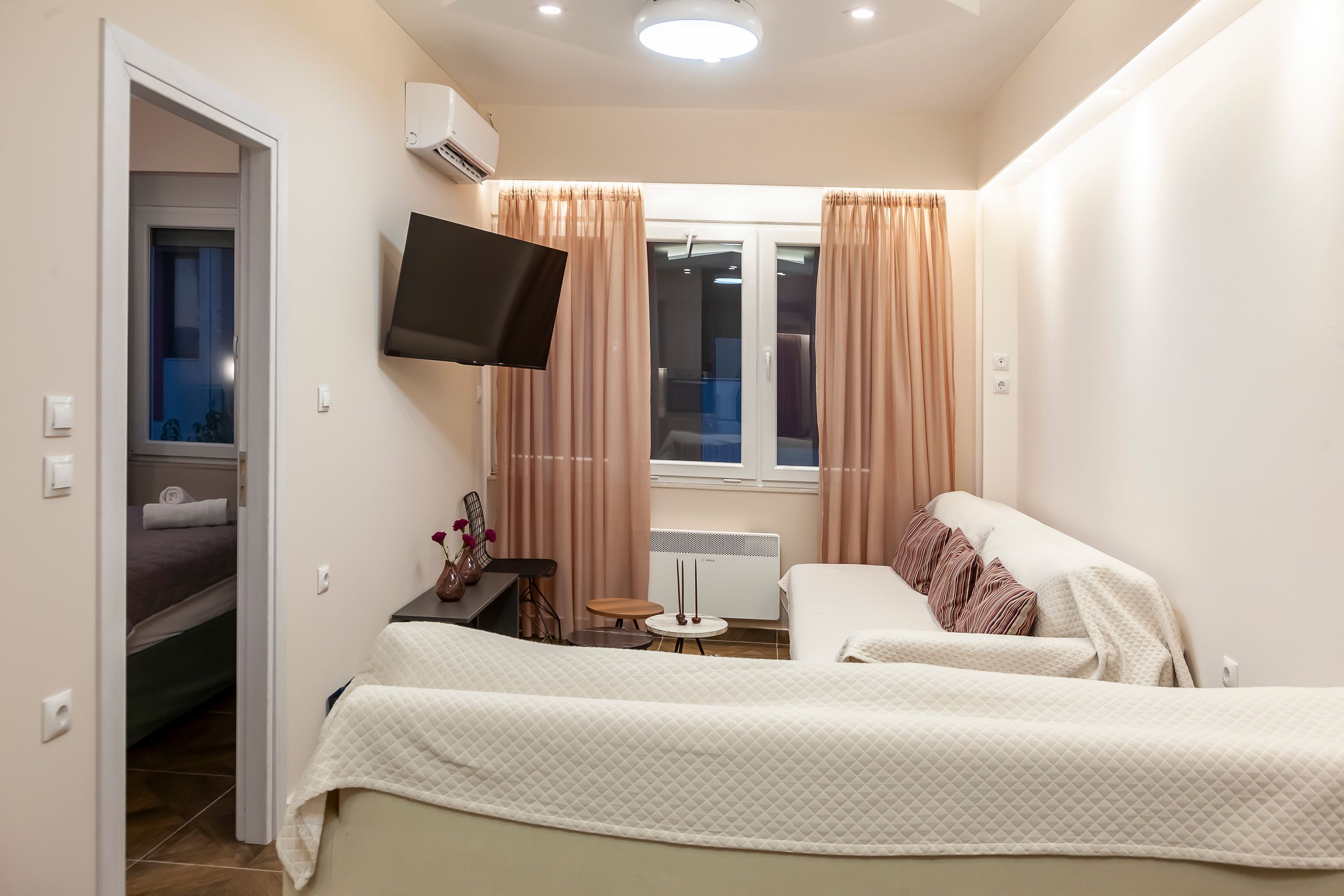 2 Schlafzimmer, Schreibtisch, kostenloses WLAN, Bettwäsche
