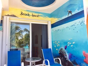 Terrace/patio - 2nd Floor Beach House (Cozumel)