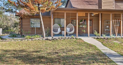 Modern LogCabin Farmhouse w/ Fresh Eggs Experience