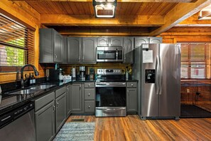 Unclassified image, 2 of 31, button - Secluded and Quaint Cabin with a Hot Tub and Fireplace (Sevierville)