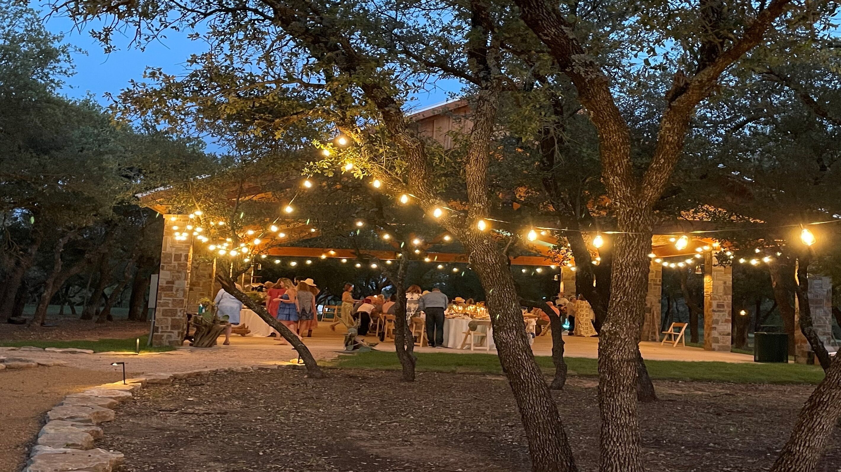 Espace banquet en plein air