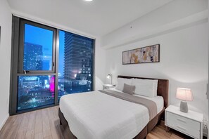 Family Apartment, Balcony, City View | Desk, blackout curtains, soundproofing, iron/ironing board - Alea Miami (Miami)