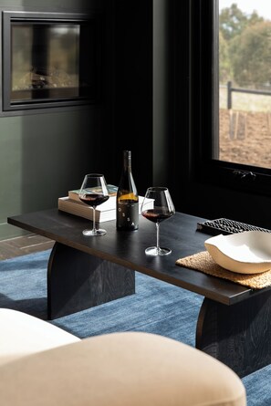 Dining - Barefoot Luxury, Romantic escapes, Outdoor bath with Ocean views, Farm stay (Carlton River)