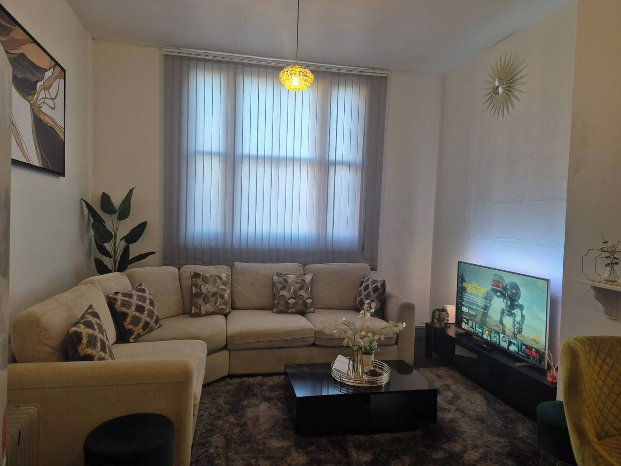 公寓, 1 間臥室, 壁爐 | 客廳