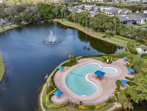 Pool - Modern Lakeside Villa: 6 Mins to Vanderbilt Beach & Mercato! (Naples)