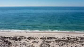 Sun-loungers, beach towels