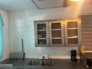 Private kitchen - Cozy 1-bedroom apartment in tranquil Isabela with AC (Isabela PR)