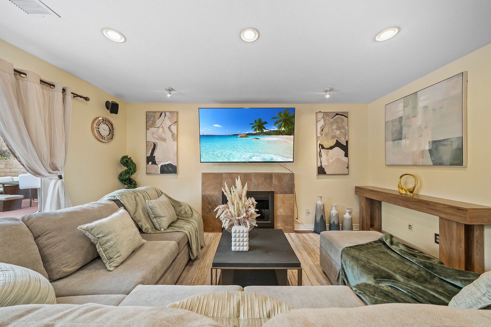 Smart TV, video games, books, music library