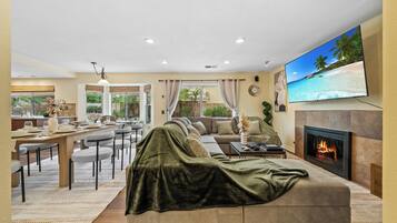 Smart TV, video games, books, music library