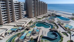 A heated pool - Opalo 906 | Beachfront 1 BR 1.5 BA with Stunning Views (Puerto Peñasco)