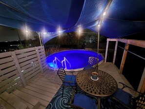 Outdoor pool - Spacious 4-bedroom house with pool in the hills of Leander (Leander)