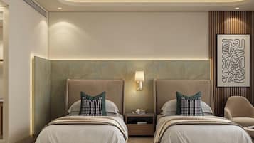 Deluxe Twin Room | Frigobar, espaço de trabalho para notebook, Wi-Fi de cortesia