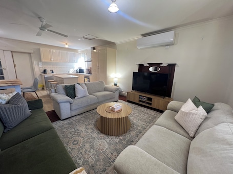 Living area. Cosy Heritage Cottage