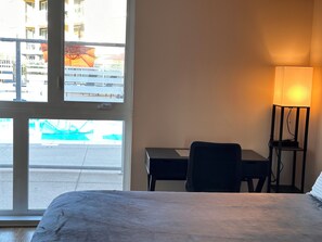 Desk, iron/ironing board, free WiFi, bed sheets