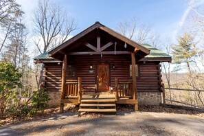 Exterior - Secluded & Relaxing Mountain Cabin w/ Game Room, Deck and Pet Friendly (Sevierville)