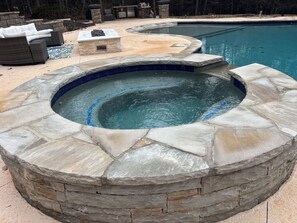 Outdoor pool, a heated pool - Luxury Lakefront Estate- World Cup 2026- Pool, Speakeasy & Theater- Atlanta (Lithonia)