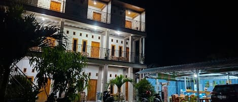 Majoituspaikan julkisivu