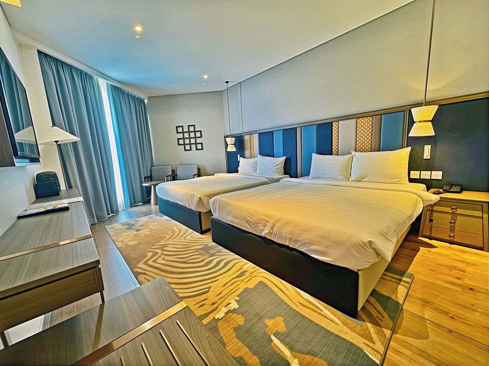 Luxury Quadruple Room, Pool Access, Sea View | In-room safe, soundproofing, iron/ironing board, free WiFi