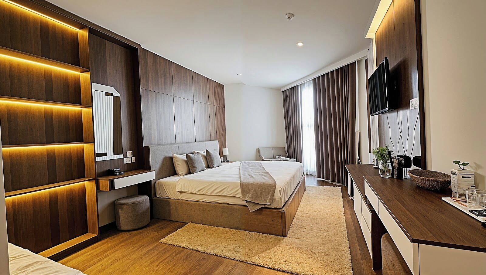 Junior Studio, 1 Bedroom, Pool Access, Garden View | In-room safe, soundproofing, iron/ironing board, free WiFi