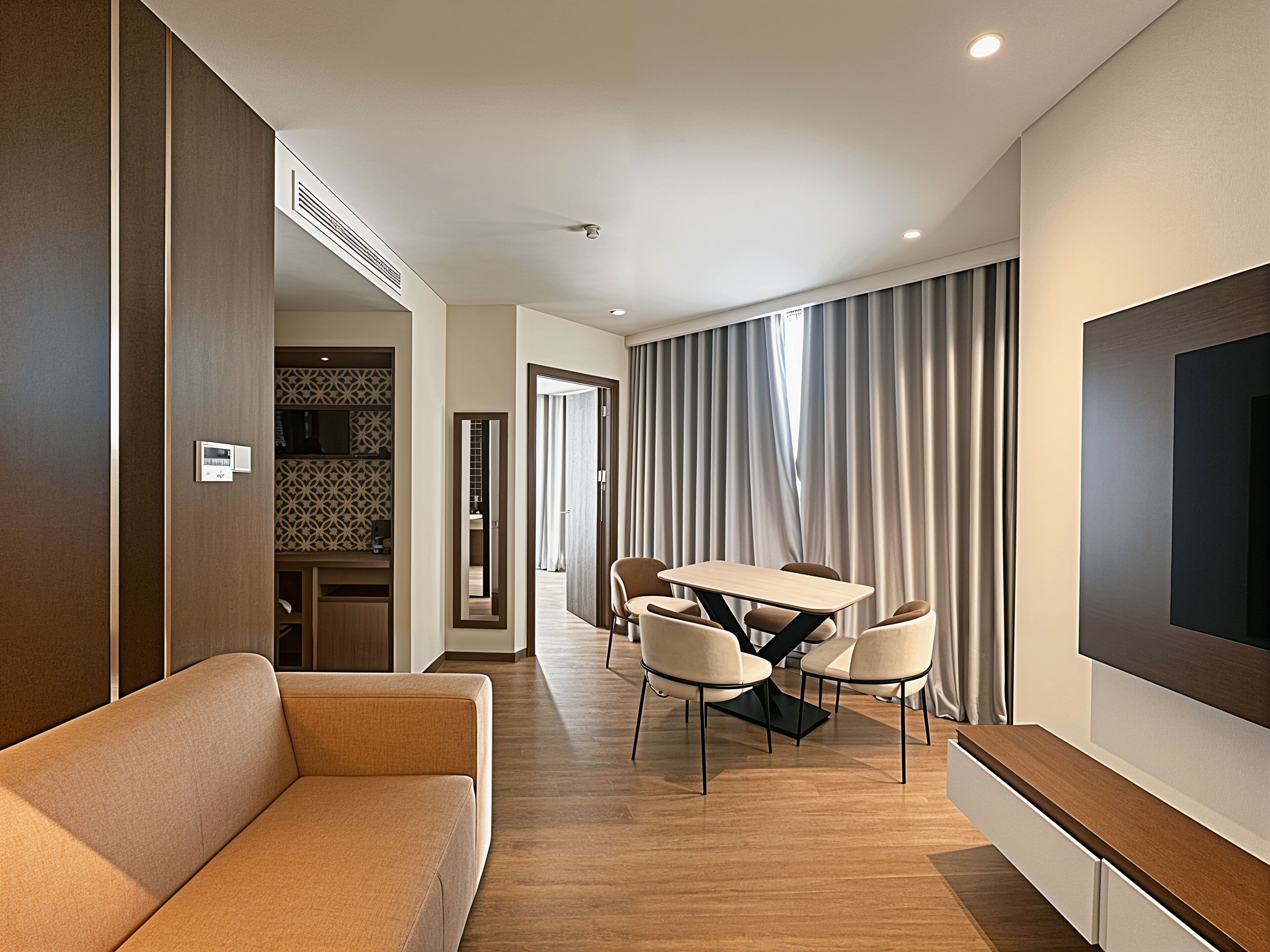 Luxury Apartment, 2 Bedrooms, Balcony, Garden View | In-room safe, soundproofing, iron/ironing board, free WiFi